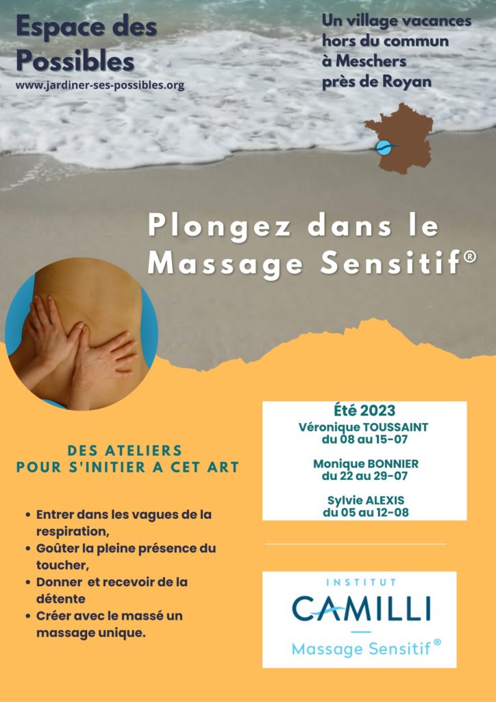 Cet été en Massage Sensitif